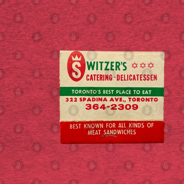 Switzer's Delicatessen Matchbook by ninasilver